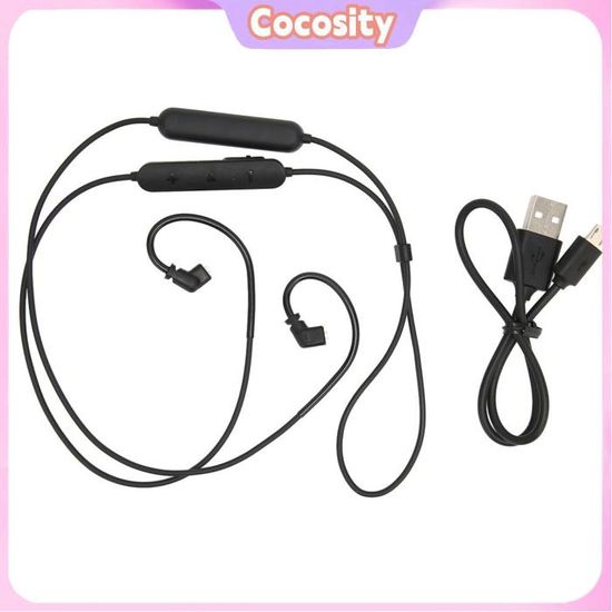 Câble Casque PTT Bewinner Pour Radio UV-5R Vimoto V3 V6 V8 - Bouton Push To Talk 90cm