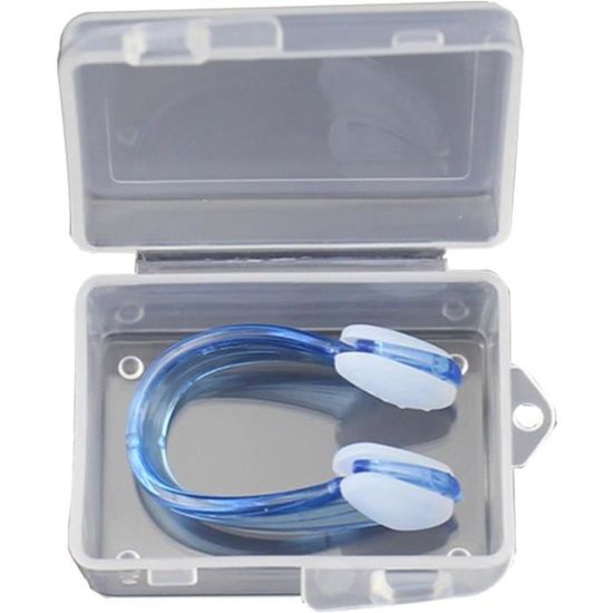 Lot De 10 Pinces Nasales De Natation En Silicone Avec Boîte - Accessoire Réutilisable Pour Adultes Et Enfants