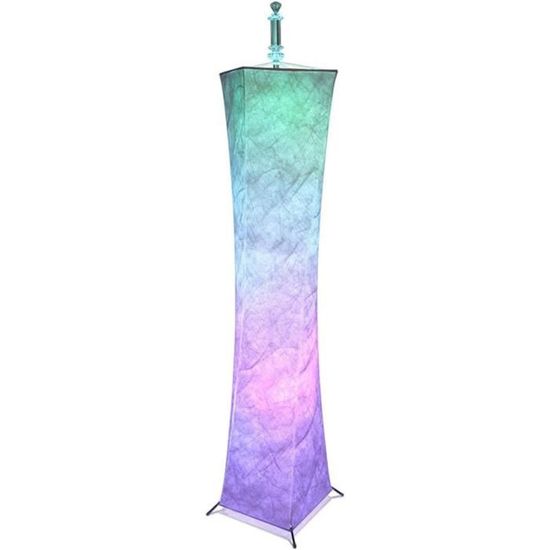 Lampadaire LED avec Cinq effets d'éclairage Lampadaire sur Pied Salon Infinite Dimmable Contrôle Tactile & Télécommande