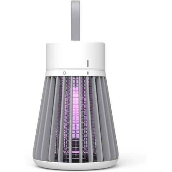 Piège à Mouches Électrique Portable USB - Piège à Moustiques UV Silencieux Pour Maison, Extérieur, Camping Et Jardin