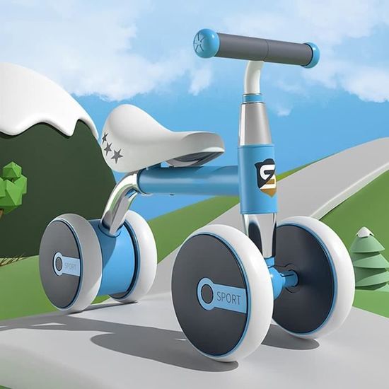 TINE Trotteur Marcheur De Vélo D'équilibre pour Bébé Vélo Jouet pour Tout-Petit Centre D'activités pour Les Enfants De 1 À 3 An A396