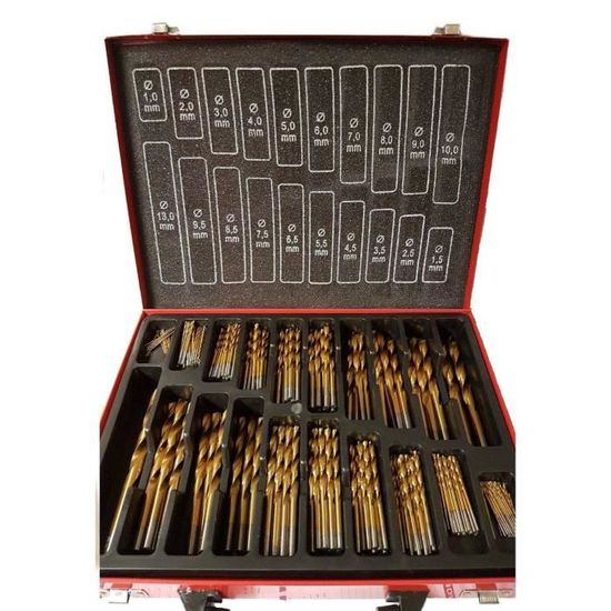 Coffret De Forets HSS-CO Au Cobalt, 19pcs - KS Tools | 330.3610