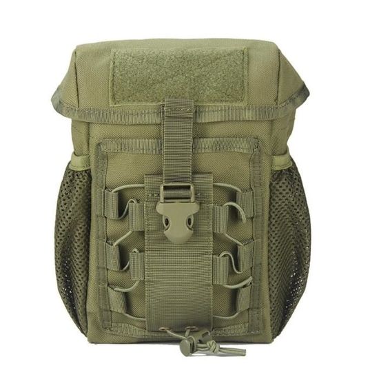 Etui Tactique Pochette Sac Molle à Ceinture Poche de Sac à Dos Gilet