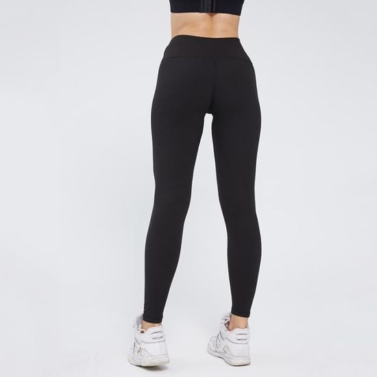 Pantalon de sport,Pantalon de Sport noir solide pour femmes, Leggings de  Yoga ajouré respirant, Sexy, de gymnastique - Black[C6634] Blanc -  Cdiscount Sport
