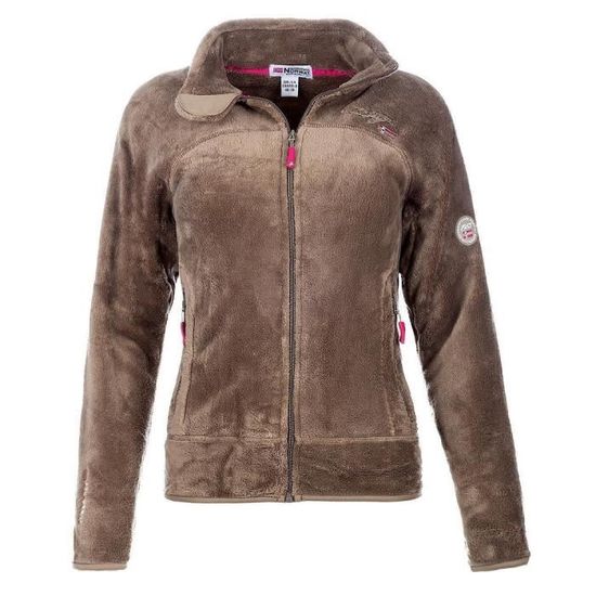 Polaire Femme Geographical Norway Upaline - Marron - Taupe - Manches longues - Adulte - Sports d'hiver
