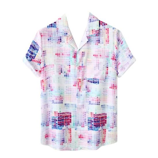 Chemise Camp Nightwing à manches vertes et doublée de col portée par