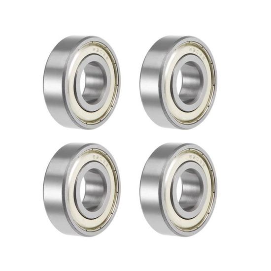 Kozelo Kugellager 2 Stück – 17x40x12 Mm, Chromstahl, Doppelt Gedichtet, ABEC1