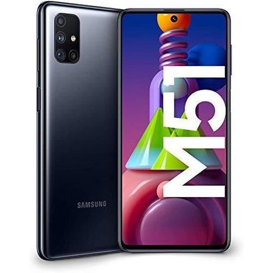 Samsung Smartphone Mobile Galaxy M51 débloqué 4G Noir Version Française