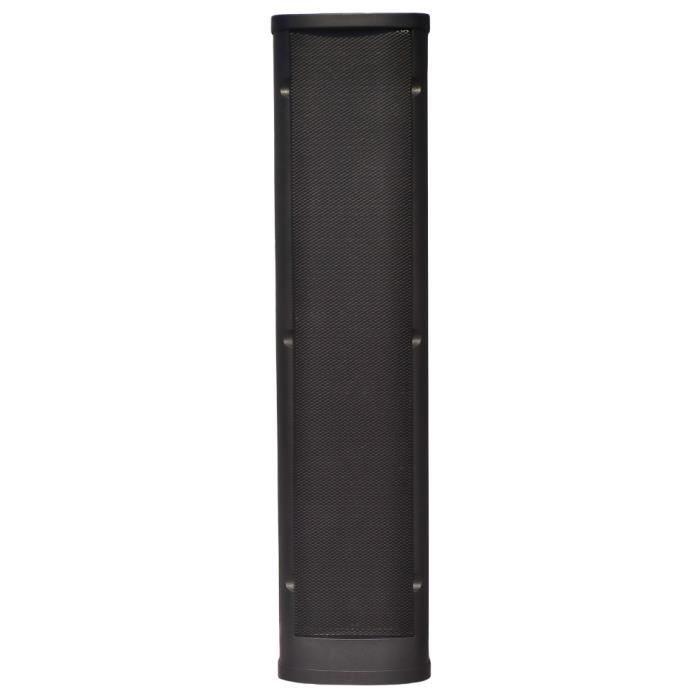 1 haut-parleur colonne noir 3 voies 111 W 50 watts max 8 ohms pour système hi-fi home cinéma pour mur d'église maison, 1 pièce