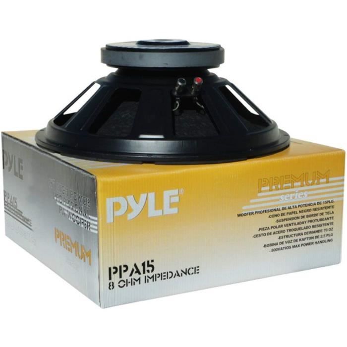 1 PYLE PPA15 Haut Parleur diffusant woofer 38,00 cm 380 mm 15\