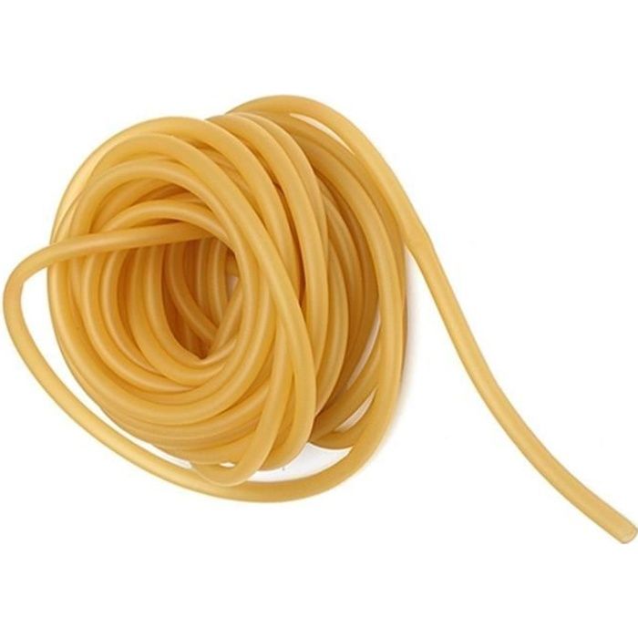 5m Bande Élastique Lance-Pierre – Tube Élastique en Latex Naturel avec Une Élongation Maximale de 700 % pour la Chasse ou la Compéti