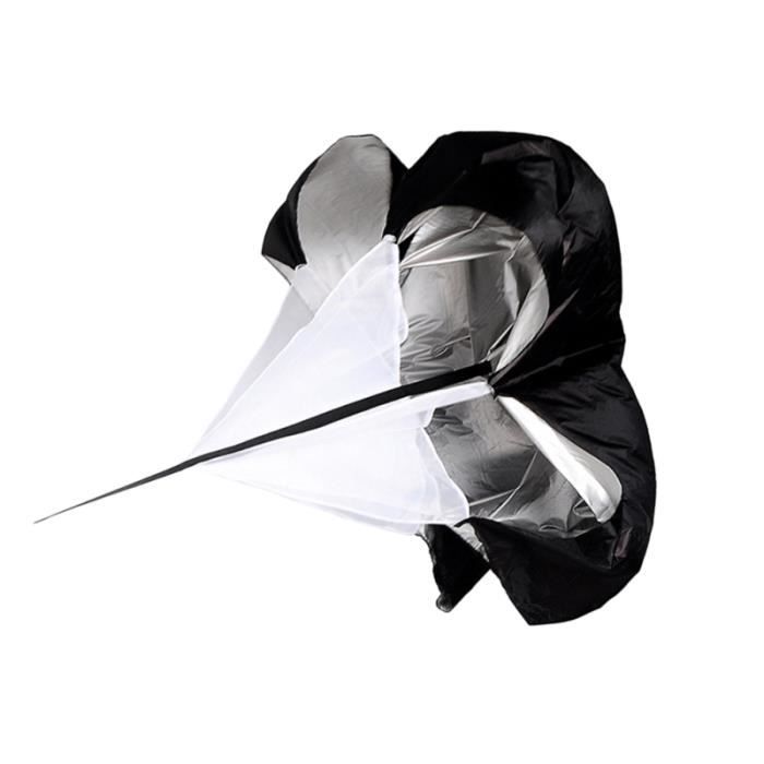 1 Pc formation parachute pliant équipement de course de parapluie de forme physique pratique pour adultes d'athlétisme