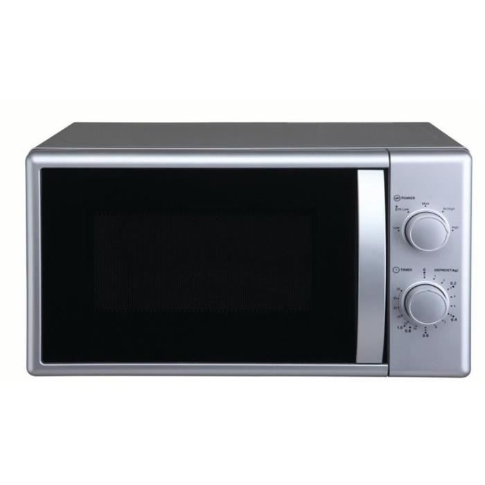 Micro-ondes PKM MW700-20 UB2 700 Watt sous plan / autoportant argent 20 litres