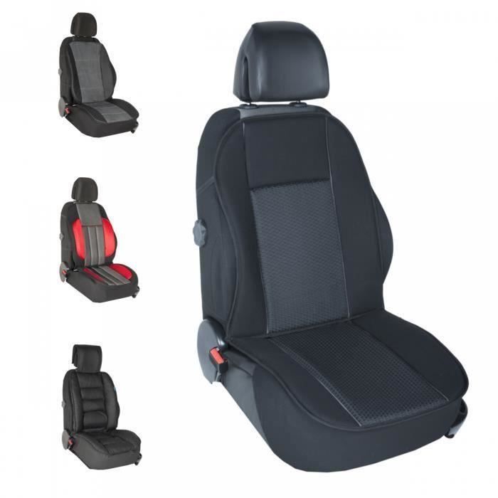 DBS-Couvre Siège-Voiture-Auto-Grand Confort-Antidérapant-Compatible Airbag-Universel Noir YY43