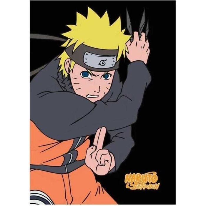 Plaid Polaire Naruto
