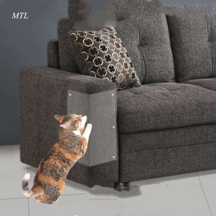 Grattoir pour chat, 2 pièces, protection contre canapé d'angle, adhésive, pour chat, protection pour meubl CM14267