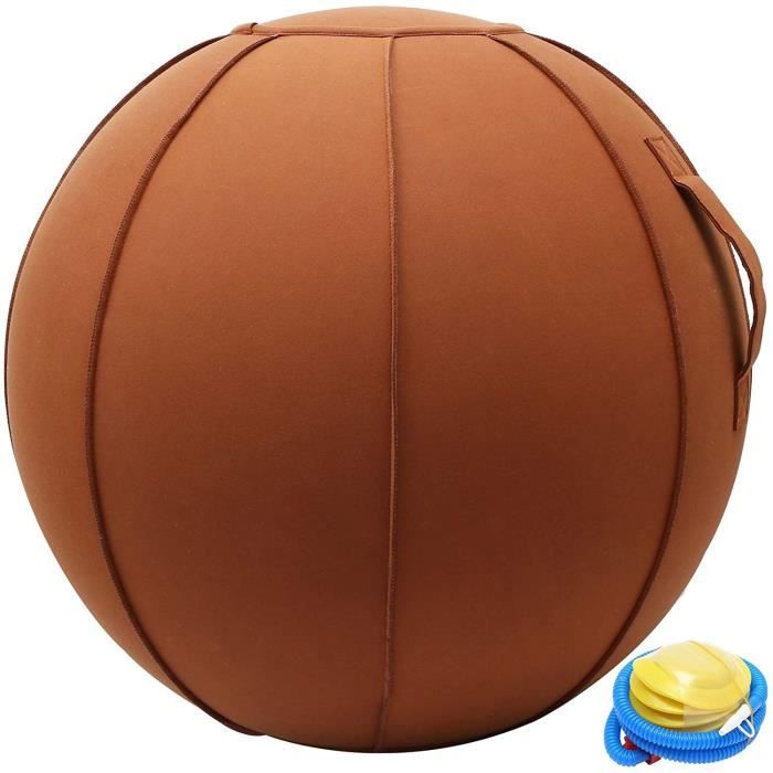 GYM BALL FBJ Ballon De Yoga SiegravegeSiegravege Ergonomique pour Le Bureau Et La Maison Oslash 65Cm Tissu DAmeublement De Quali206
