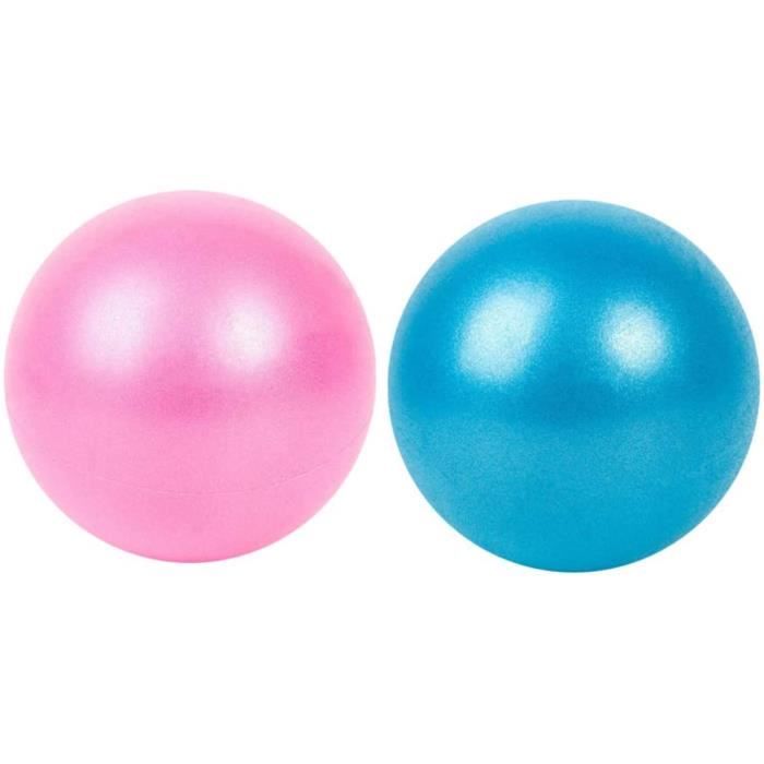 GYM BALL ORTBLE 2 Pcs Ballon dexercice Pilates Fitness Balance Ball Theacuterapie Balle pour Yoga Formation Gym 25 Cm Couleur Al278