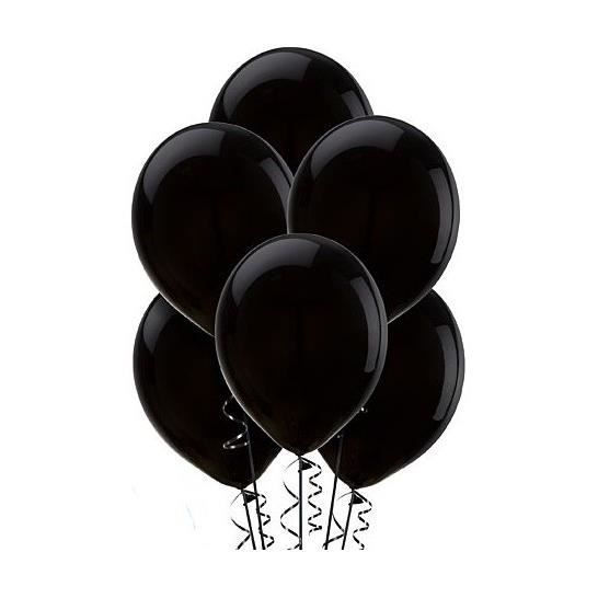 Ballons noirs (x20) horreur