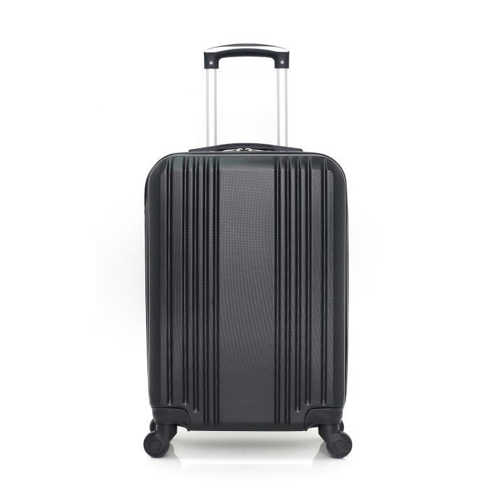 HERO – VALISE CABINE - ABS – 55cm – 4 roues – RIF – NOIR
