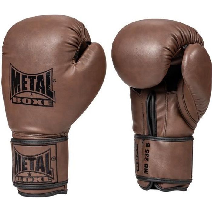 METAL BOXE GANT ENTRAINEMENT MARRON 08 OZ