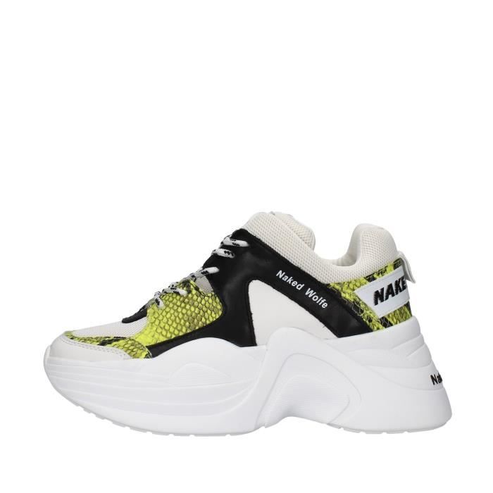 Naked Wolfe NWSTRACK chaussures de tennis Avec coin Femme BLANC
