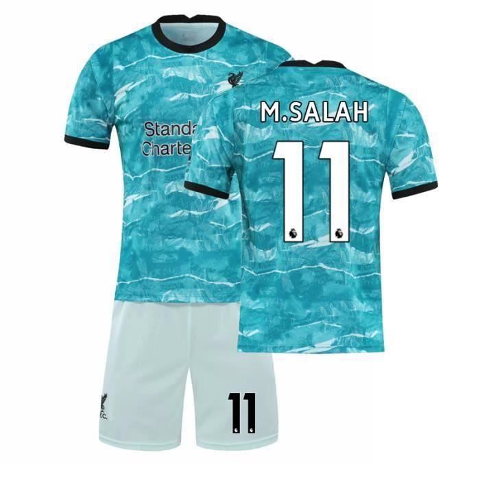 Premier League Liverpool 20-21 NO.11 M.SALAH Jersey Maillots Foot et Shorts de Football Homme