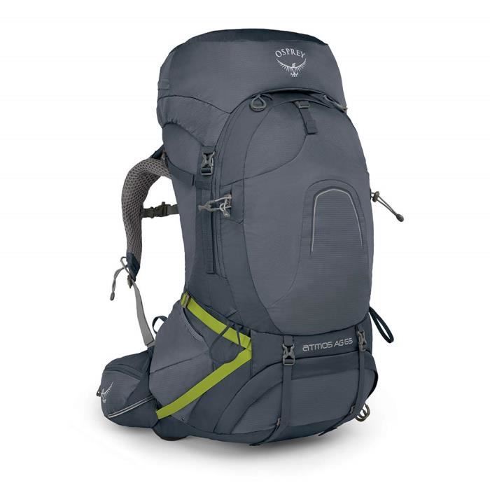 Osprey Atmos AG 65 Men's Backpacking Pack - Abyss Grey (MD) - 10001420