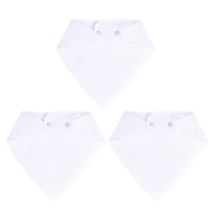 3pcs serviettes multifonctionnelles en coton doux de salive pour les soins infirmiers SERVIETTE DE BAIN - DRAP DE BAIN