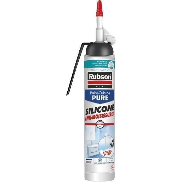 Mastic bain cuisine silicone 200mL - transparent
