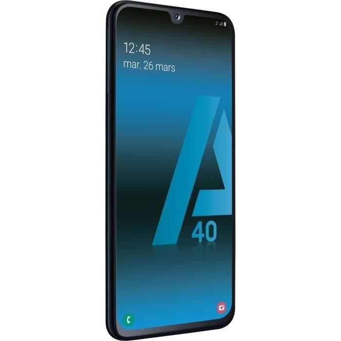 SAMSUNG Galaxy A40 64 go Noir - Double sim - Reconditionné - Très bon état