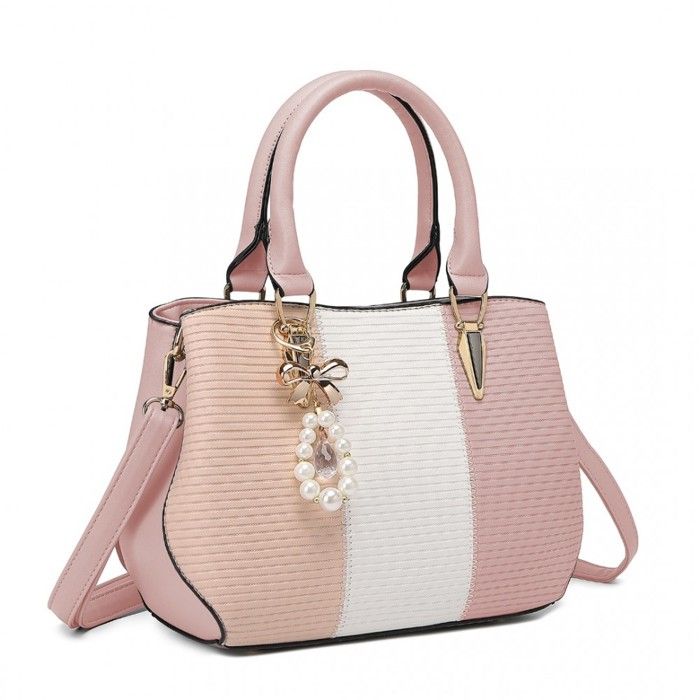 Sac à Main Femme Cuir PU - Fourre Tout Moyen Avec Bandoulière Et Pochette - Travail Voyage