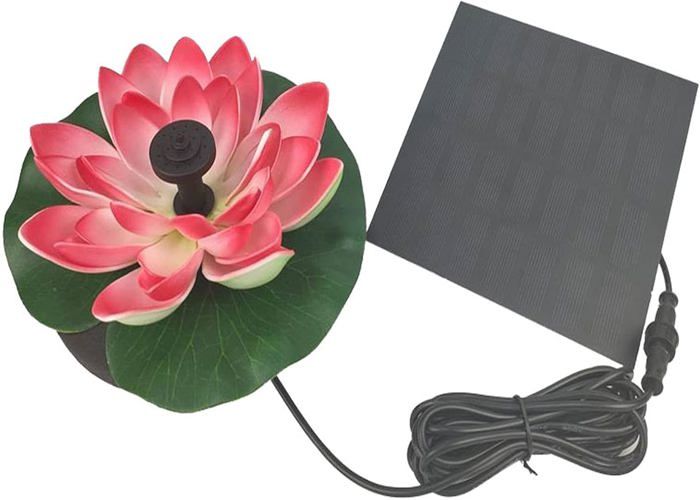 Fontaine de jardin solaire d'extérieur, fontaine à oiseaux à énergie