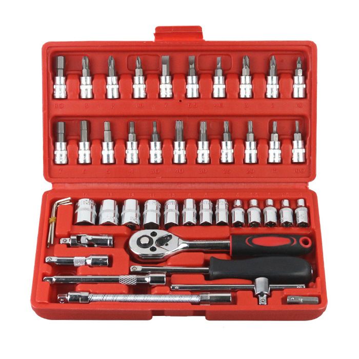 Coffret De Clés Et Douilles US SAE 92 Pièces BGS Technic - 1/4 Et 3/8 Pouces, Neuf