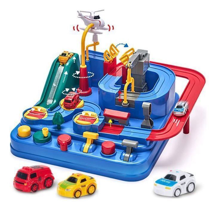 Circuit voiture jouet éducatif montessorri 5 voitures incluses