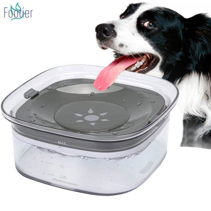 Comparer les prix de Gamelle Anti claboussures Chien Bol deau de Flottabilit pour Chien Gamelle Anti Goutte pour Chien de Voyage-Grande Label