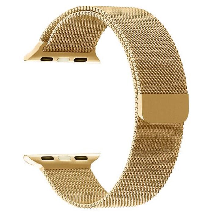Bracelet milanais - MY-MONTRE - Milanais 38/40/41mm - Doré - Acier inoxydable - Fermoir magnétique