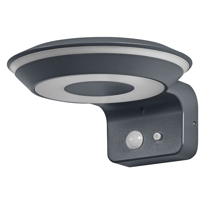 OSRAM Applique murale solaire ENDURA Style Glow deux anneaux lumineux contrôlables séparément lumière blanc chaud 3000K capteur OSRAM Applique murale solaire ENDURA Style Glow deux anneaux lumineux contrôlables séparément lumière blanc chaud 3000K capteur