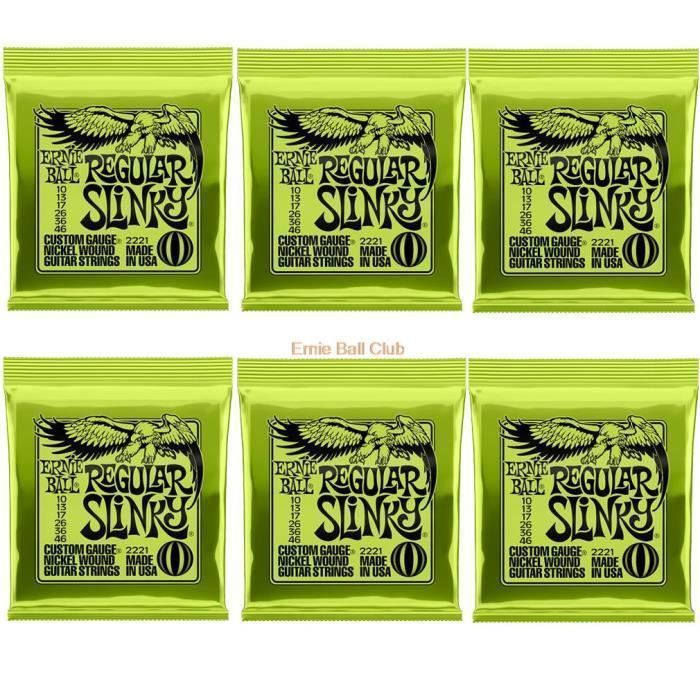 Cordes de Guitare Électrique Nickel 2221 10-46 : Sonorité Parfaite et Durabilité pour Tous les Guitaristes