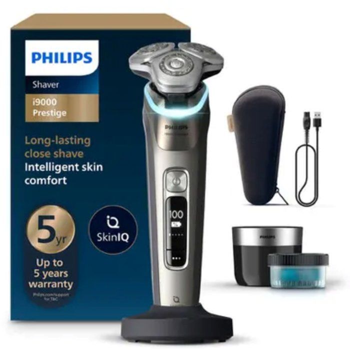 Philips i9000 Prestige Rasoir électrique 100 % étanche avec SkinIQ