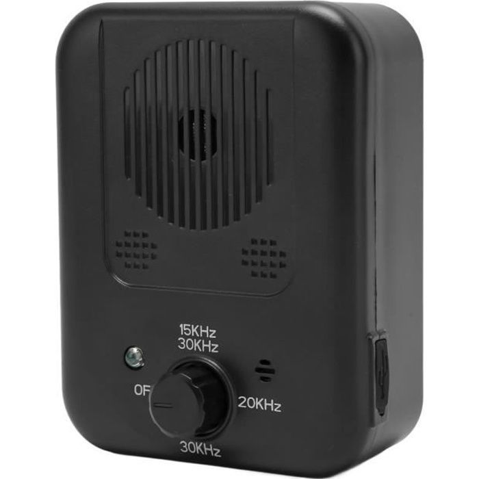 Répulsif à ultrasons pour chiens - Portable - 3 niveaux de sensibilité - Rechargeable USB