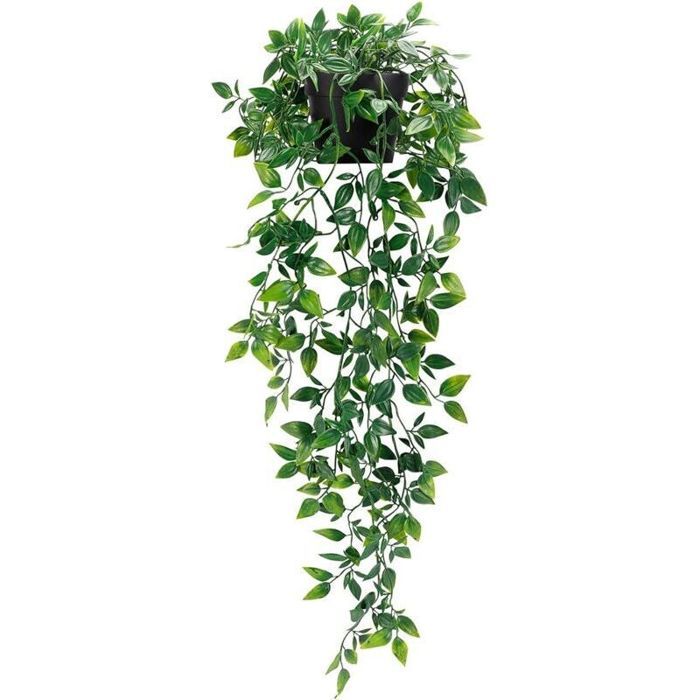 Plante artificielle tombante - MHY® - 85 cm - Vert - Imperméable - Ne se décolore pas