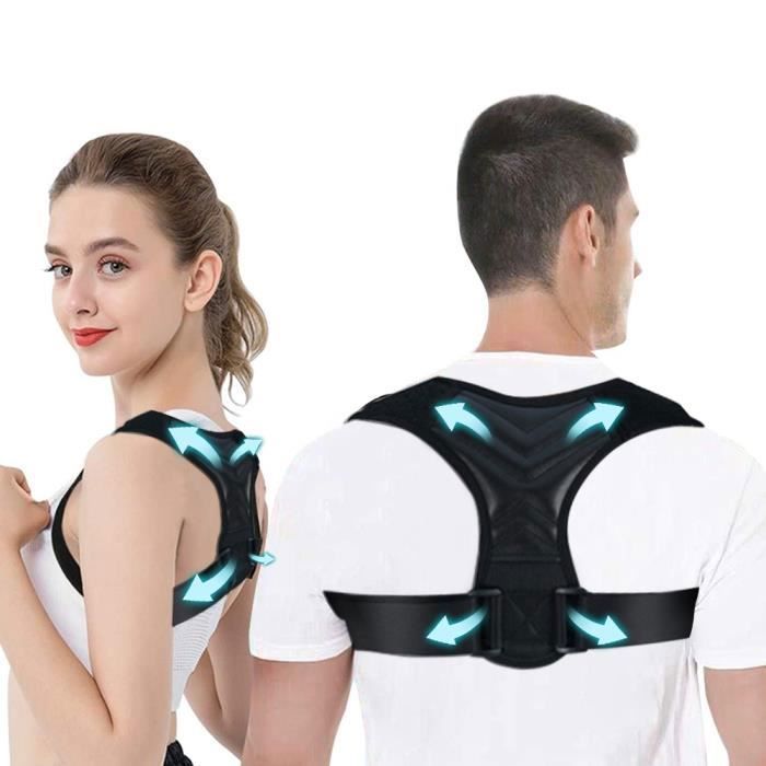 Correcteur De Posture Dos, Ceinture Dorsale Réglable Pour Maintien Dos ...