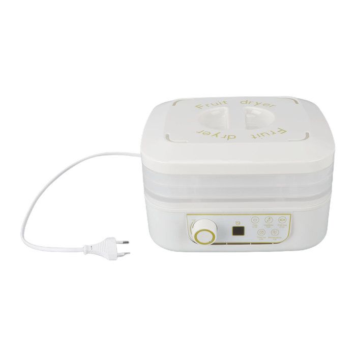 1pcs Food Dehydrator – MLBQ – Séchoir électrique 3 étages – 360° airflow séchage rapide fruits/légumes – compact noir