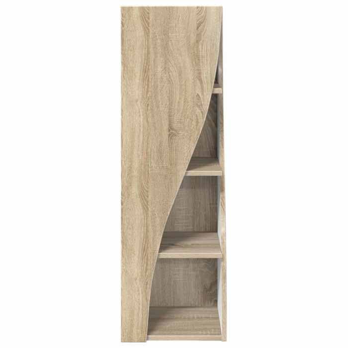 Meuble dangle Blanc 32x32x102cm Bois dingénierie_2 ans garantie_49794