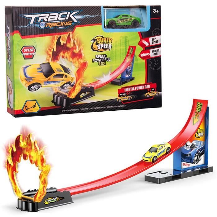 Circuit Voiture Enfant Jouet Dinosaure - 213 Pièces Voiture Flexible