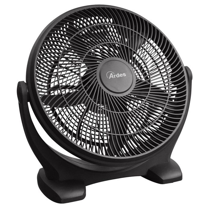 Ventilateur Mural Ardes 3 Pales Rotatives Avec Télécommande - Noir - Modèle AR5W40R Neuf
