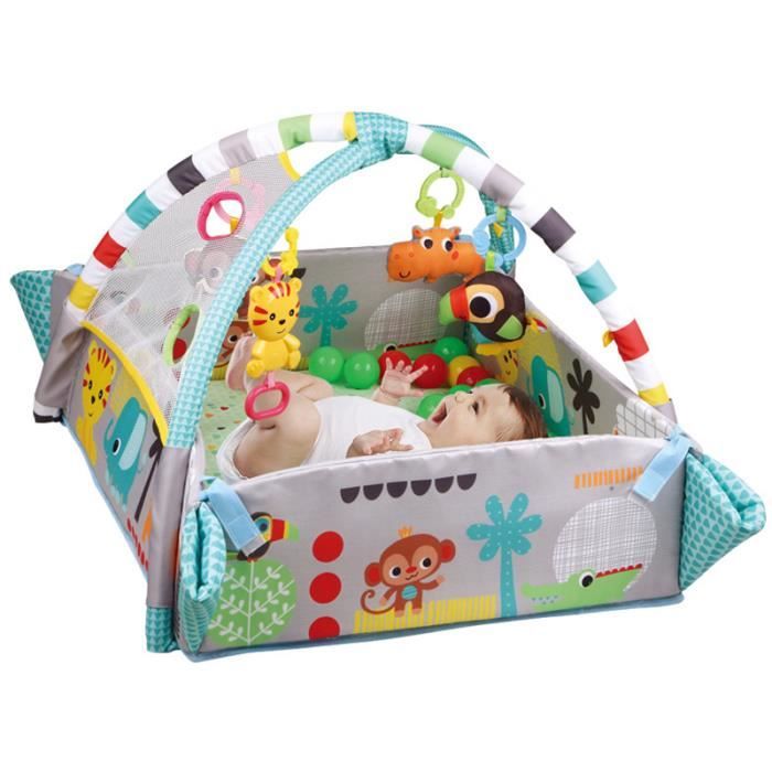 Tapis d'Éveil évolutif multifonction pour Bébé avec Arche de