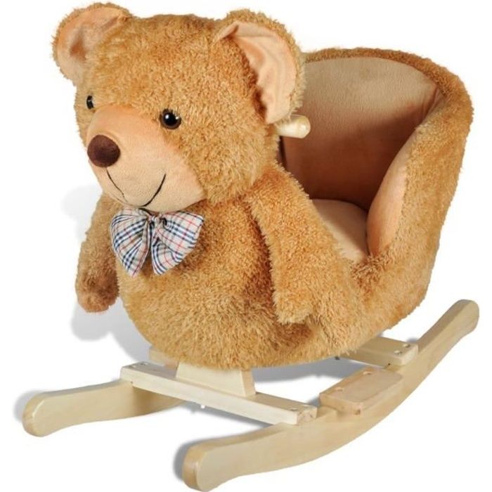 Cheval à Bascule Enfant Bascule Bois Jouet à Bascule Bebe, Jeux Bascule  pour Petits Enfants Bébé – Ourson - Cdiscount Jeux - Jouets