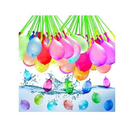 Bombes à Eau Réutilisables Silicone - Lot De 12 - Remplissage Rapide - Jeu Piscine/Plage